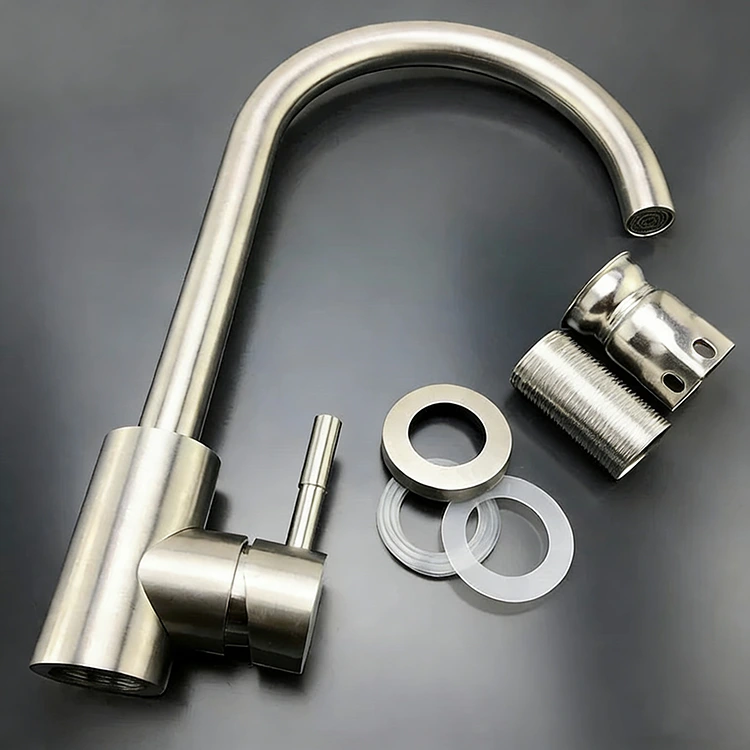 Brushed Mixer Kitchen Faucet 