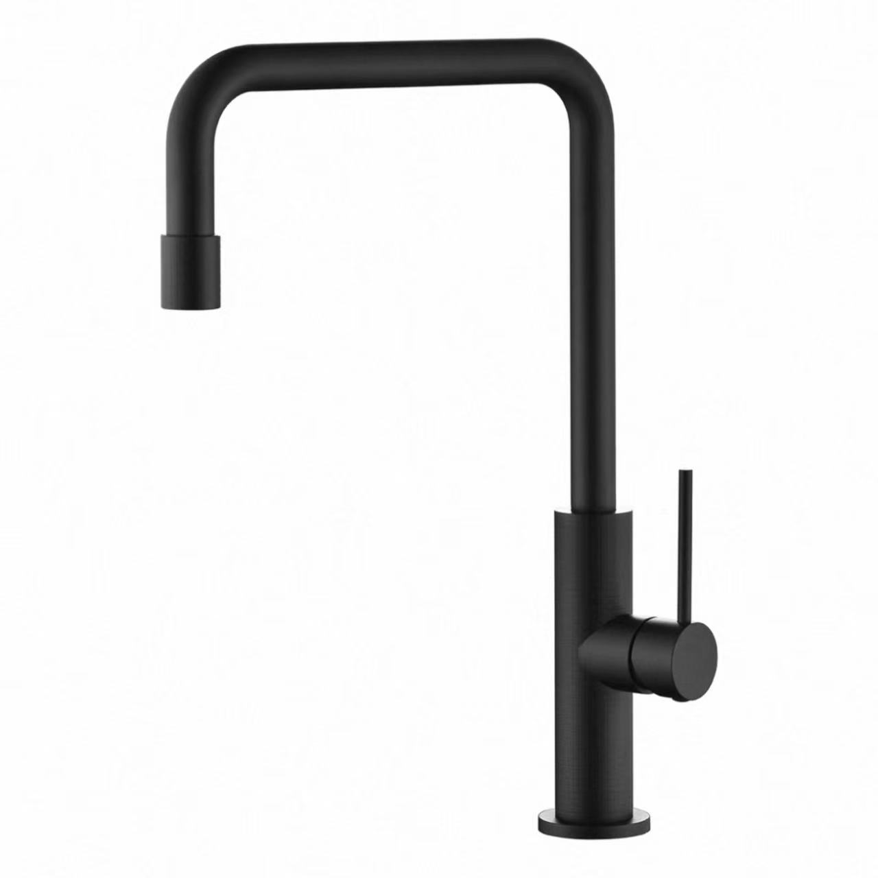 Minimalist L-shaped Tube Knurled باورچی خانے کا گرم اور ٹھنڈا ٹونٹی Minimalist L-shaped Tube Knurled باورچی خانے کا گرم اور ٹھنڈا ٹونٹی